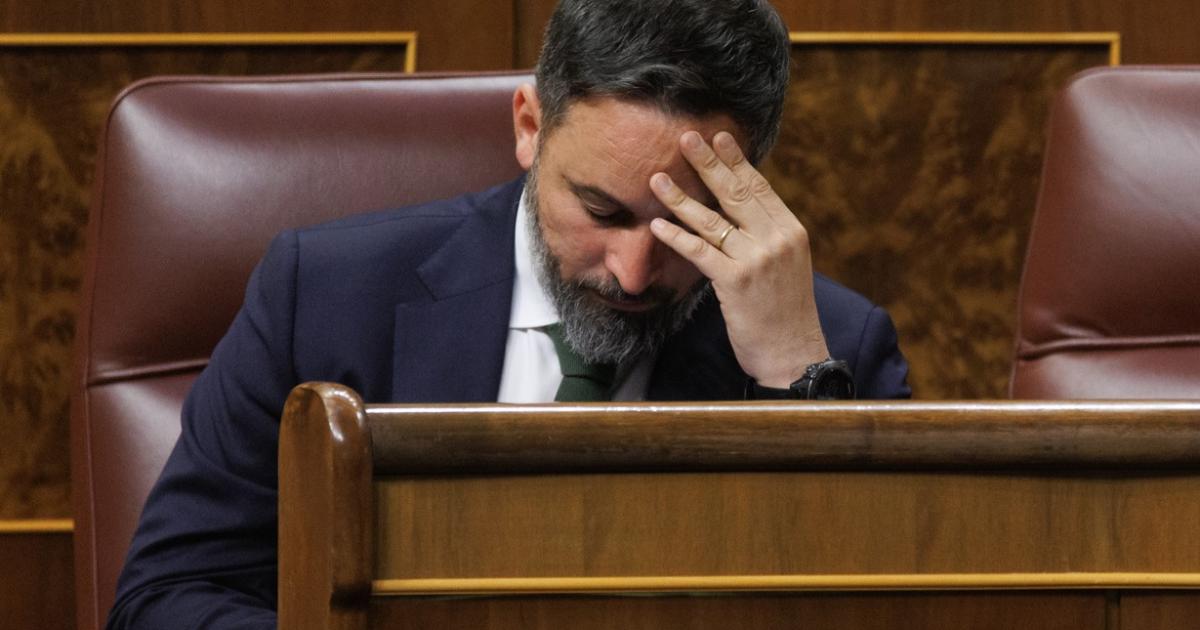 El líder de Vox, Santiago Abascal