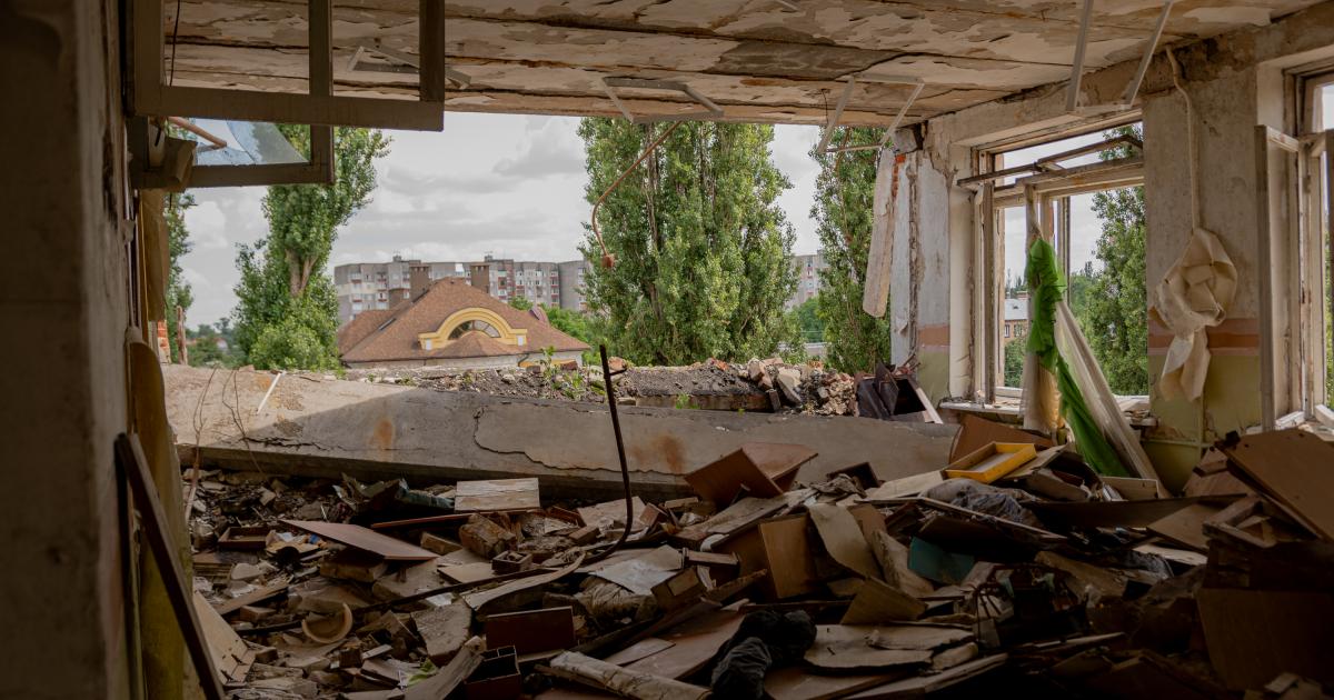 Foto de archivo de otro ataque en Chernígov.