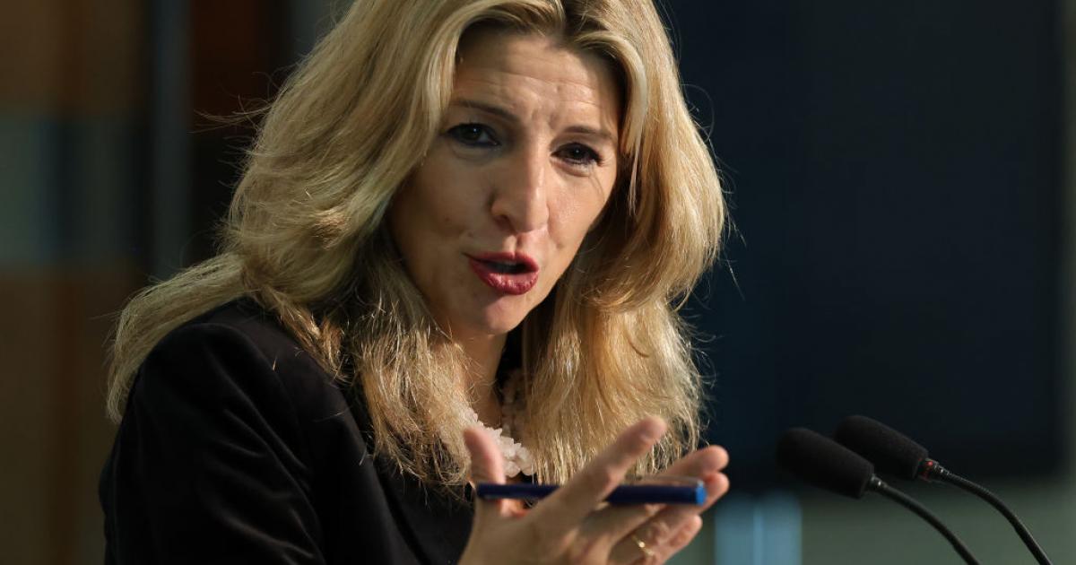 Yolanda Díaz, en una intervención