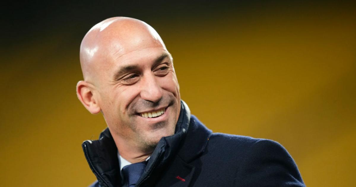 Luis Rubiales, en un momento previo a la final del Mundial de Fútbol femenino que ganó España.