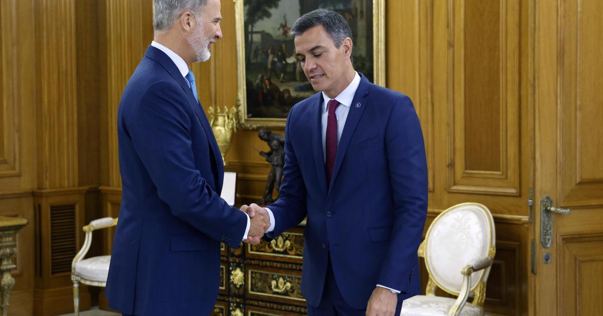 Ronda de consultas en directo: el rey Felipe VI con Pedro Sánchez para la investidura, última hora hoy