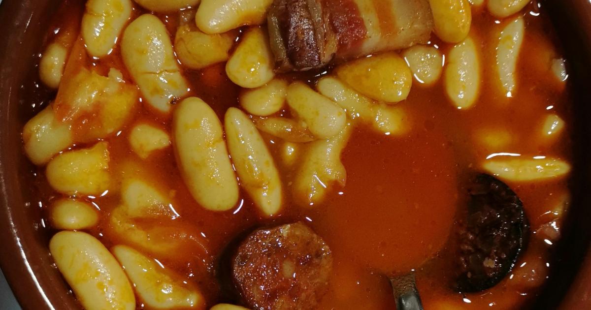 Plato de fabada.