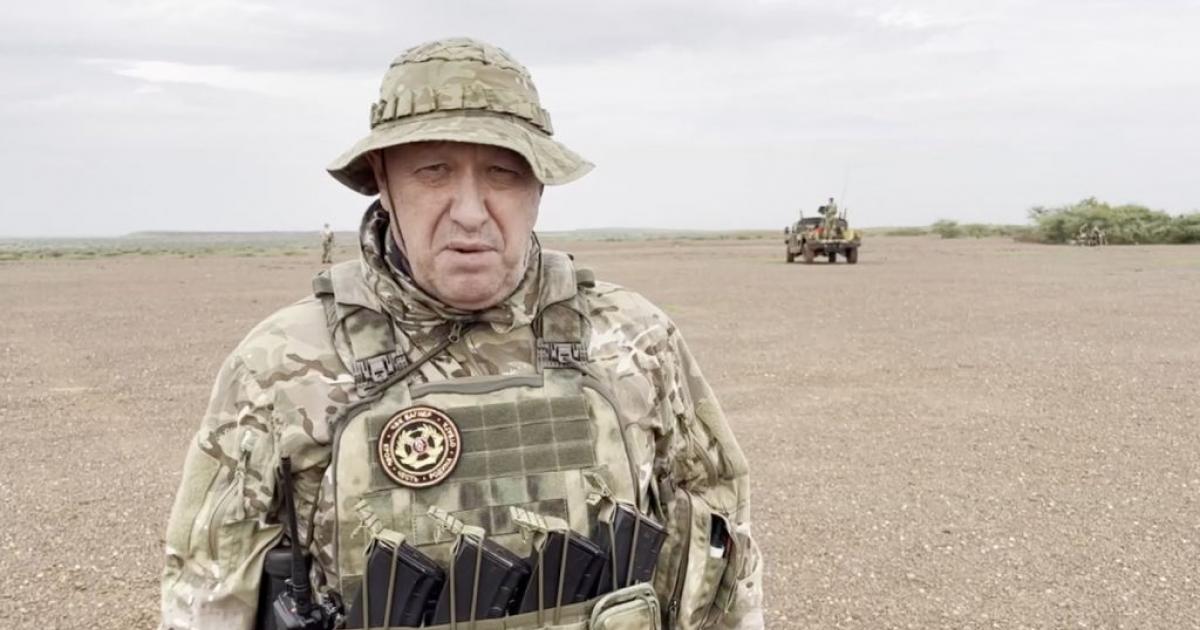 Yevgeny Prigozhin en su última aparición pública en África a través de un vídeo publicado en Telegram