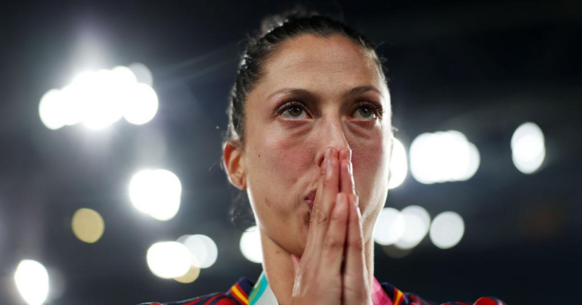Jenni Hermoso, emocionada tras ganar el Mundial