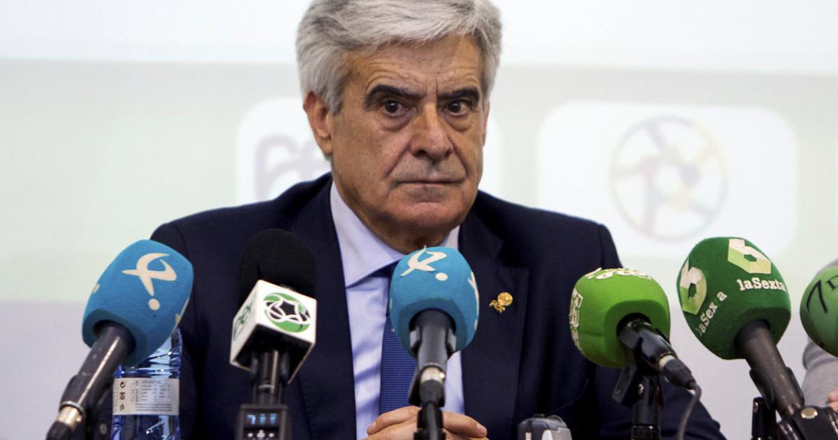 Pedro Rocha Junco, presidente interino de la Real Federación Española de Fútbol (RFEF)