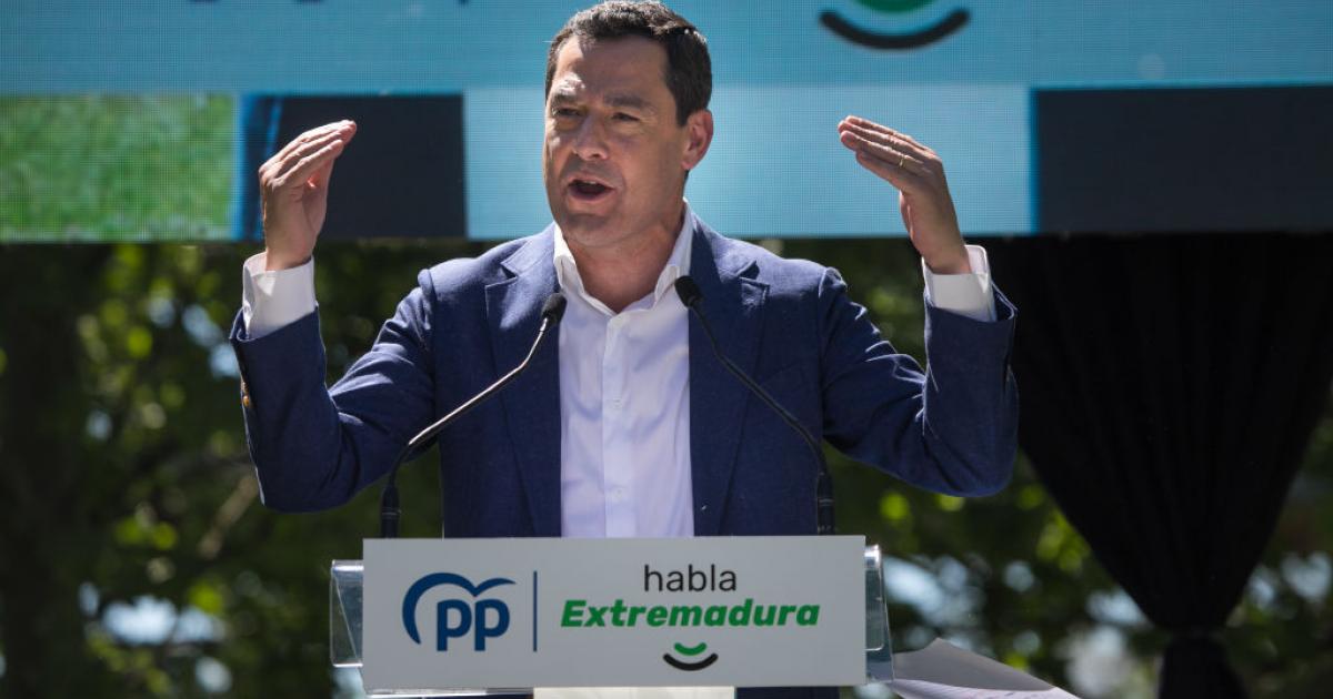 Juan Manuel Moreno Bonilla, mandatario andaluz, en una imagen de archivo.