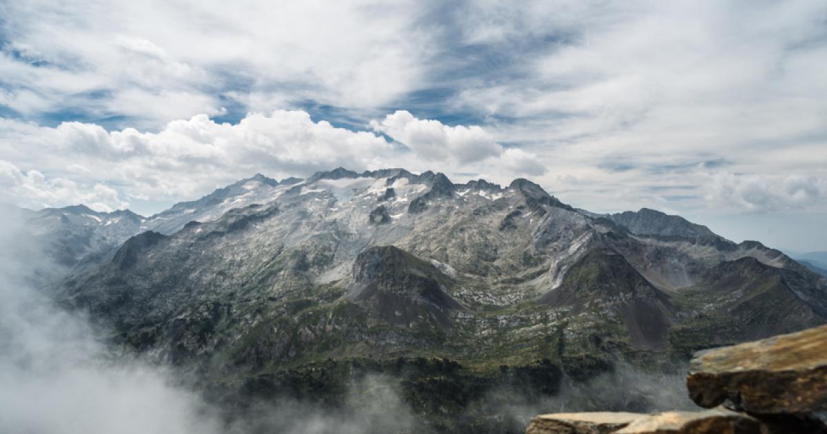 Macizo de la Maladeta, en los Pirineos.