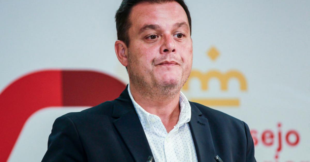 Víctor Francos, presidente del Consejo Superior de Deportes en una rueda de prensa.