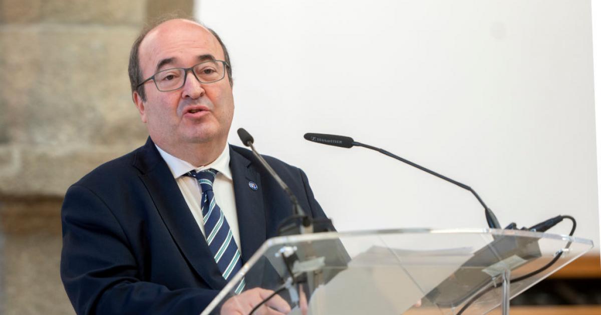 Miquel Iceta, ministro de Cultura y Deporte, en una imagen de archivo.