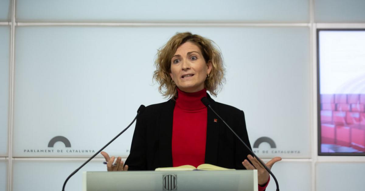 Raquel Sans, portavoz de ERC, en una imagen de archivo.