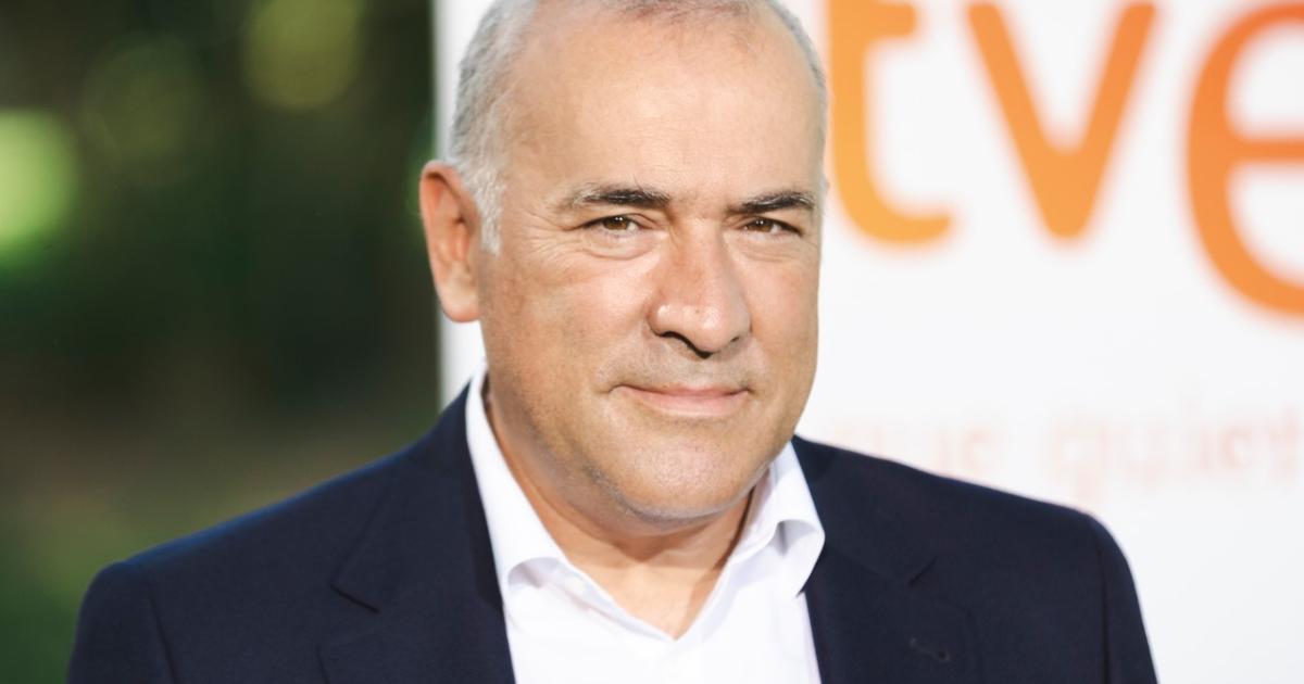 El presentador de TVE, Xabier Fortes.