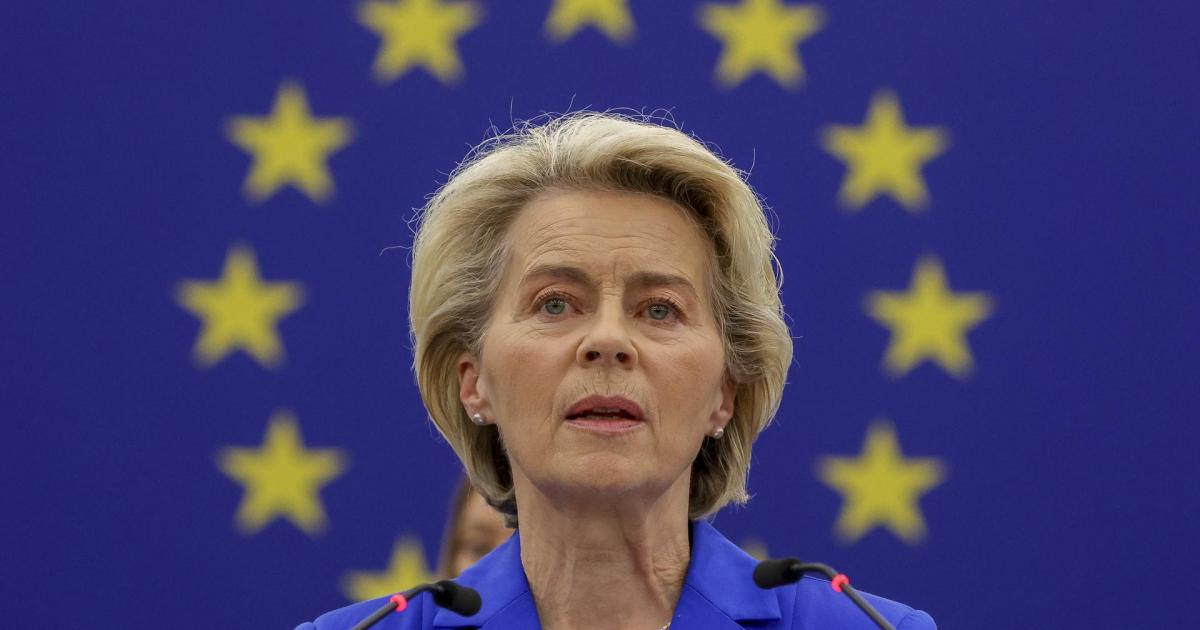 La presidenta de la Comisión Europea, Ursula von der Leyen.