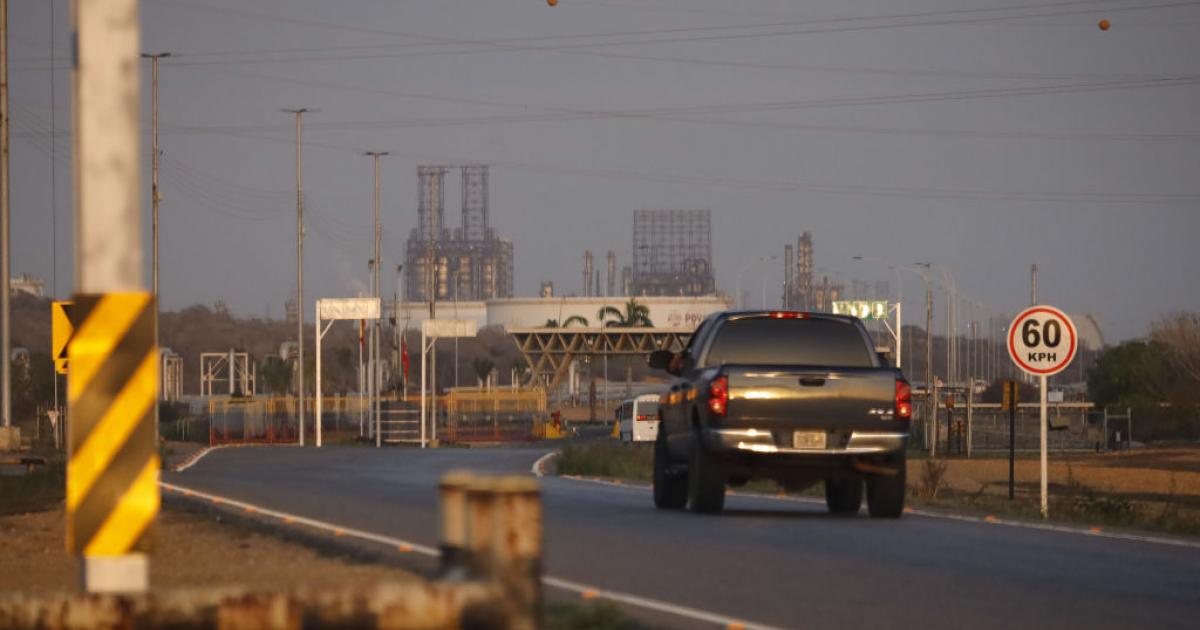 Producción de petróleo en Venezuela.