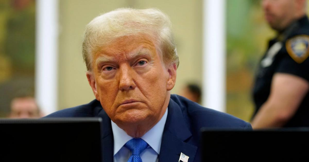 Donald Trump, antes de su declaración