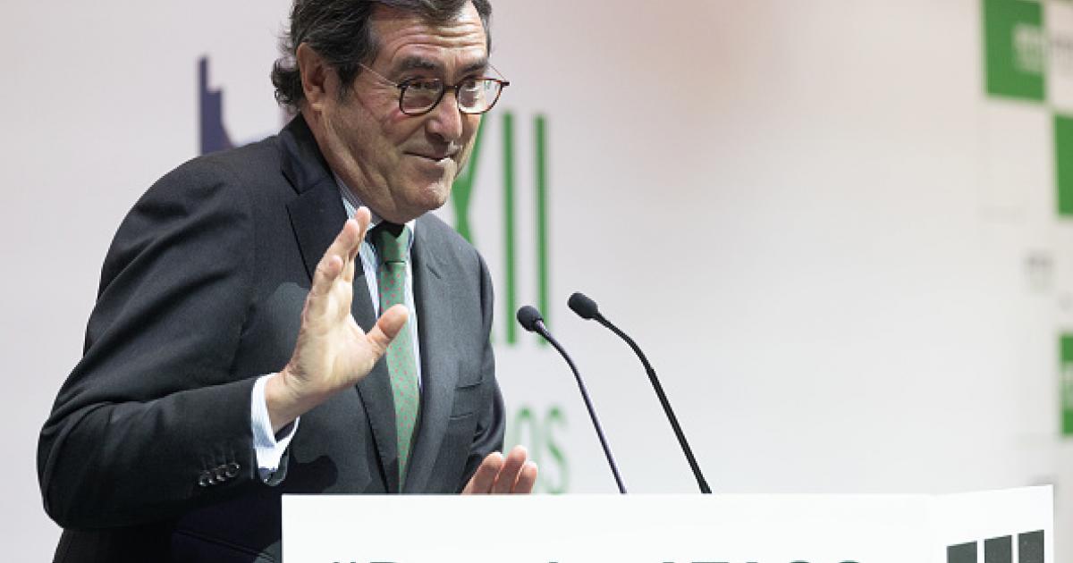 El presidente de la CEOE, Antonio Garamendi, en una imagen de archivo.