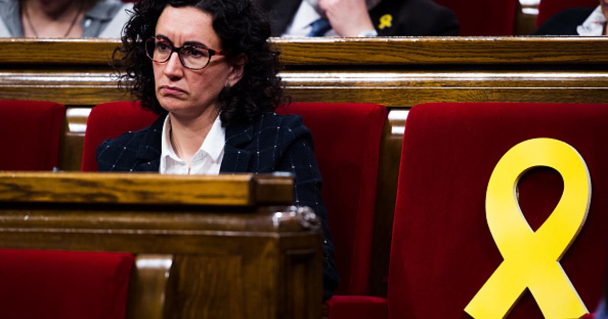 La republicana Marta Rovira, en una imagen de archivo en el Parlament.