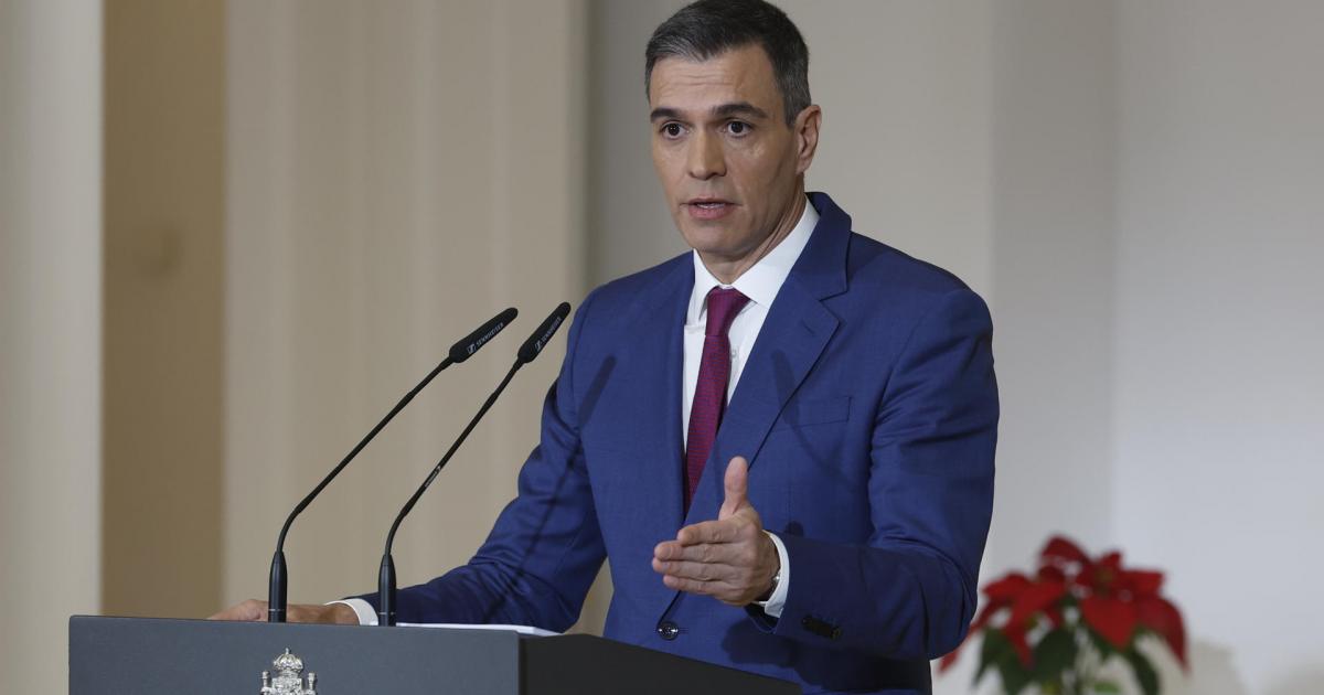 El presidente del gobierno, Pedro Sánchez,