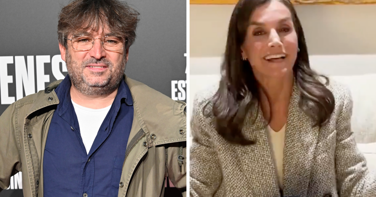 Jordi Évole y la reina Letizia.