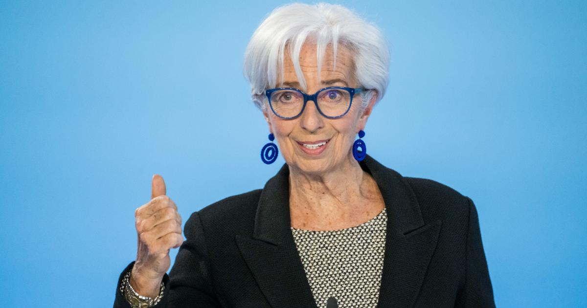 La presidenta del BCE, Christine Lagarde.