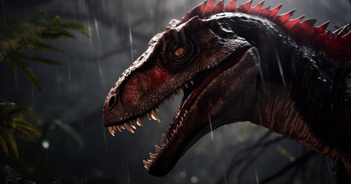 Dinosaurio aterrador