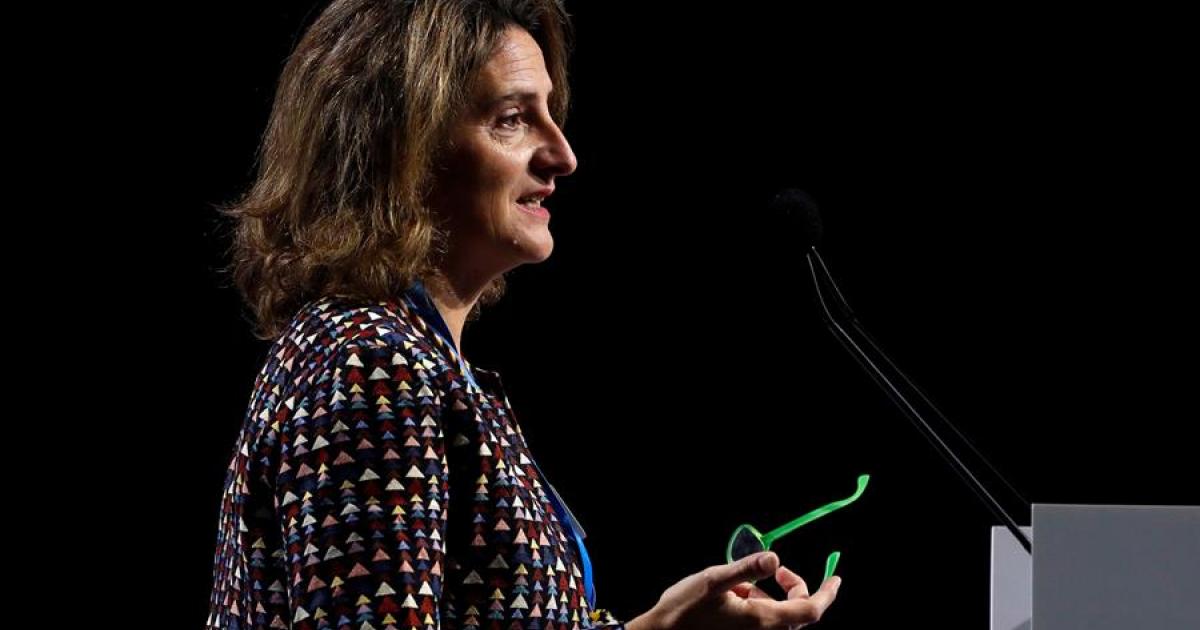 La vicepresidenta tercera y ministra de Transición Ecológica, Teresa Ribera, en una imagen de archivo.