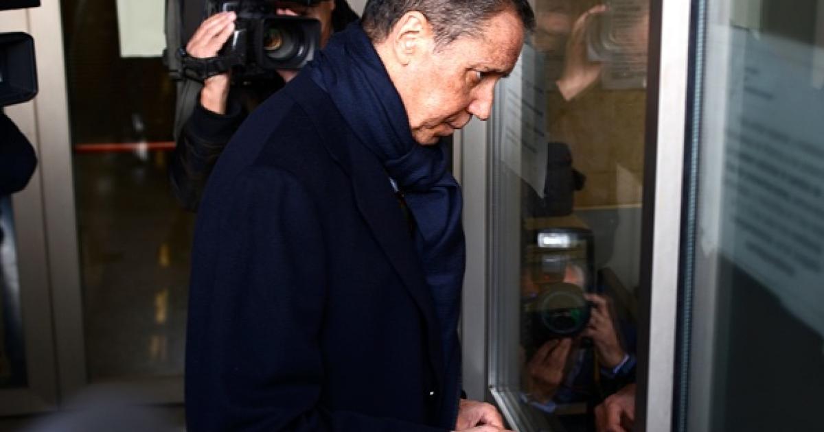 Eduardo Zaplana (PP), expresident de la Generalitat valenciana, a su llegada a sede judicial en una imagen de archivo.