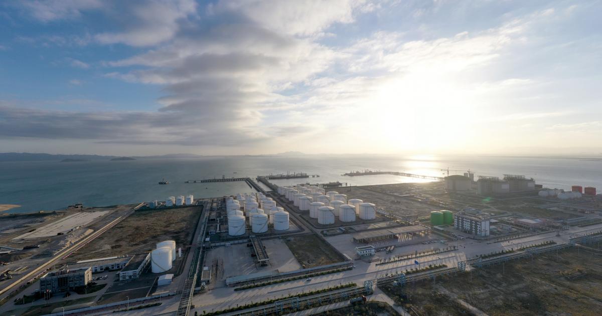 Una planta de hidrogeno verde.