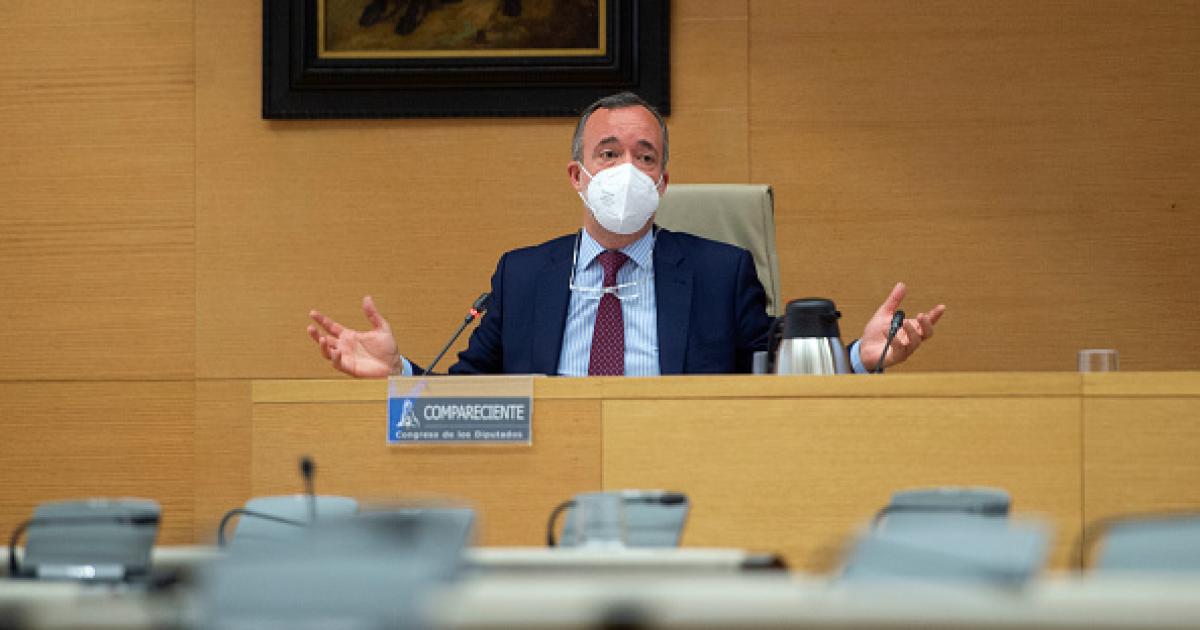 Francisco Martínez, ex secretario de Estado de Seguridad del Gobierno de Rajoy, durante una comparecencia en una comisión en el Congreso.