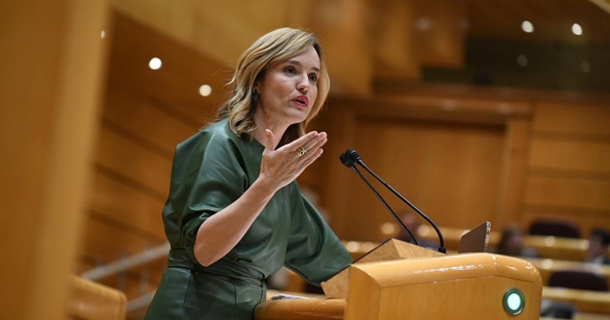 La ministra portavoz, Pilar Alegría, en una imagen de archivo.