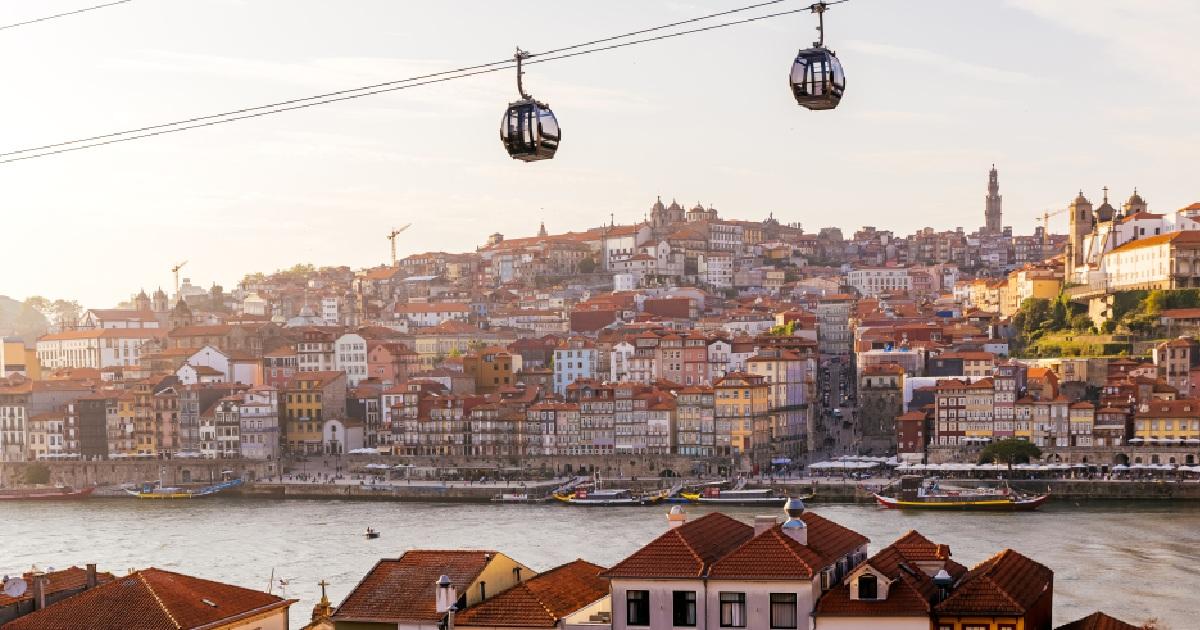 Vista de Oporto.