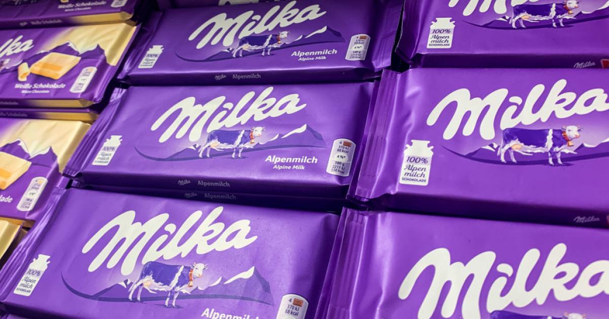 Chocolate Milka, en una imagen de archivo