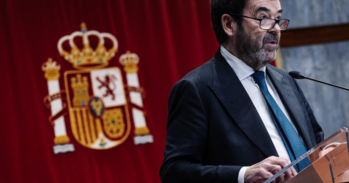 El presidente en funciones del CGPJ, Vicente Guilarte, en una imagen de archivo.