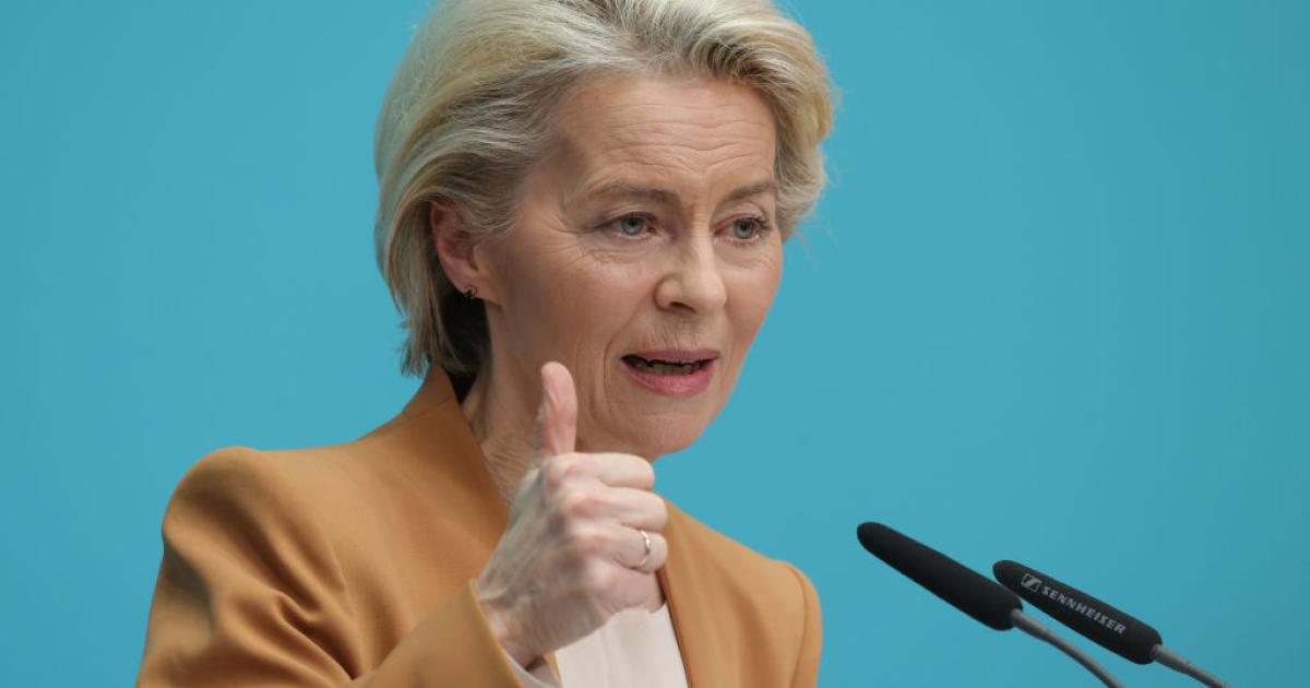 Von der Leyen, en una conferencia