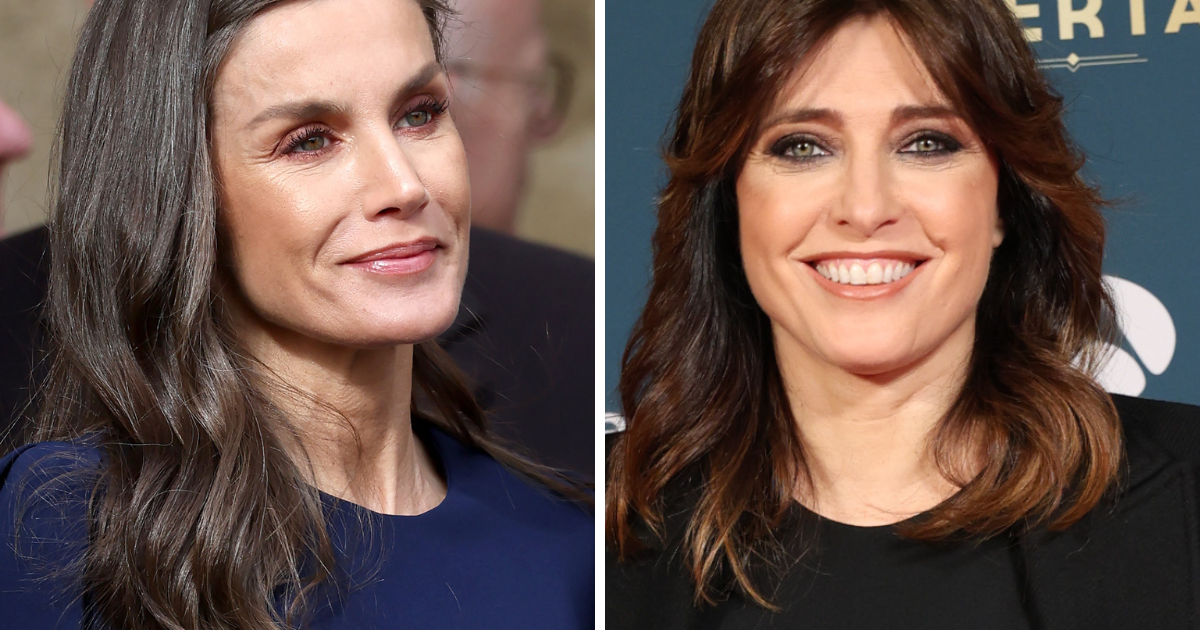 La reina Letizia y Helena Resano.