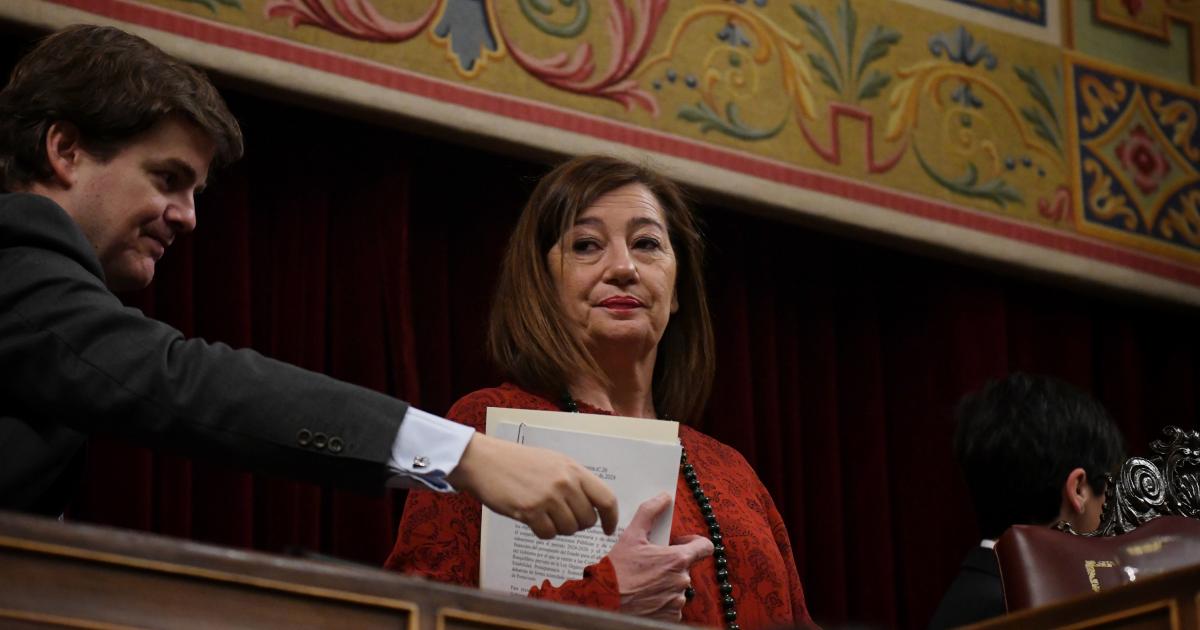 La presidenta del Congreso, Francina Armengol.