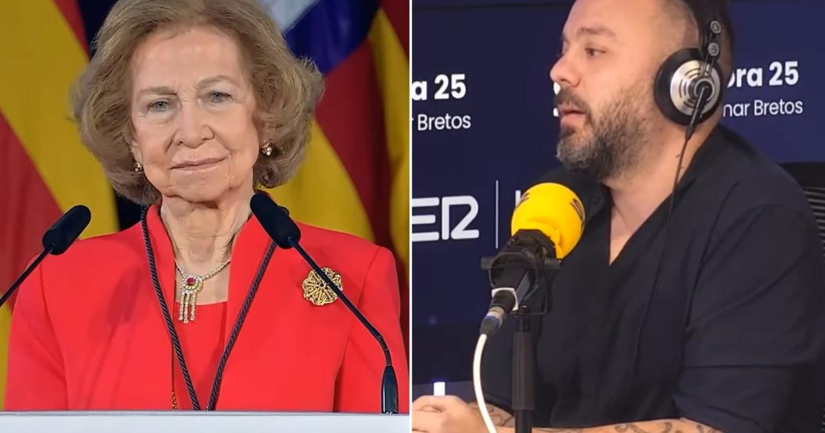 La reina Sofía y Antonio Maestre