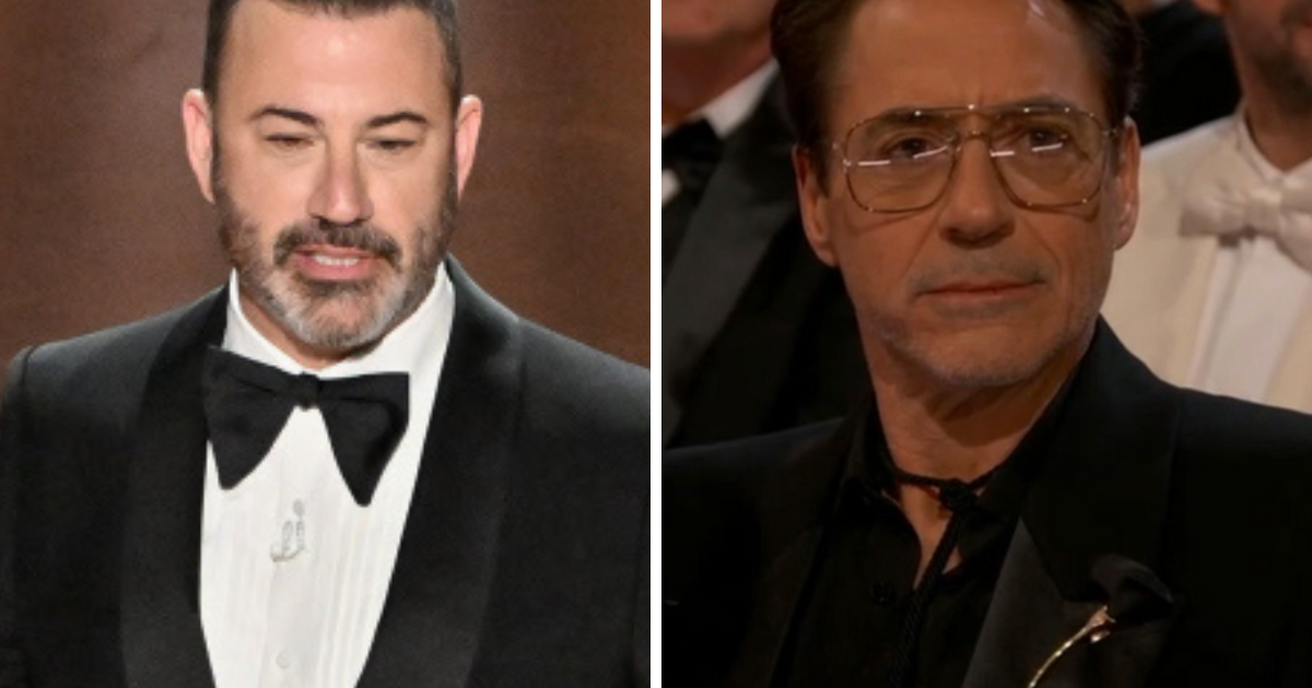 Jimmy Kimmel y Robert Downing Jr.