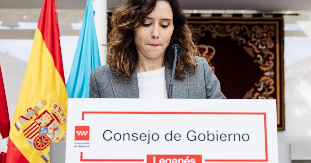 La presidenta de la Comunidad de Madrid, Isabel Díaz Ayuso.