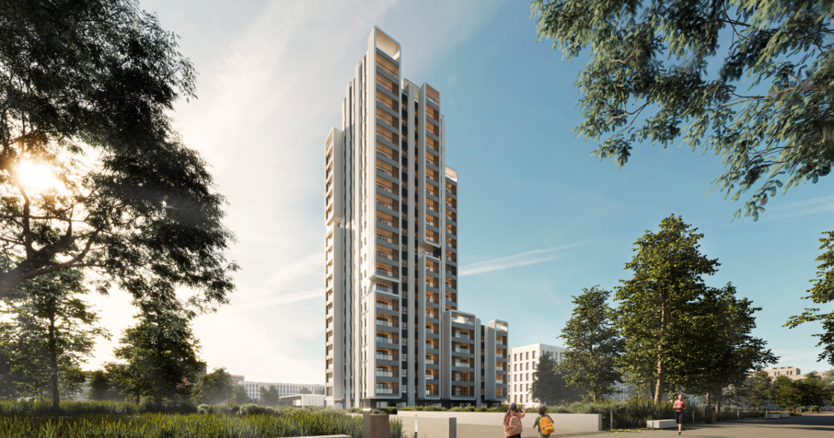 La Torre Bifaz que proyecta Vía Célere en el desarrollo de Los Berrocales.