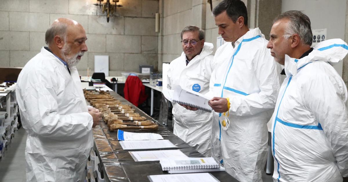 Pedro Sánchez, en Cuelgamuros