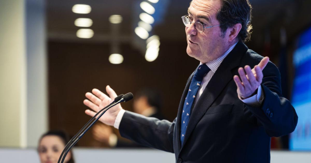 Antonio Garamendi, en un acto reciente