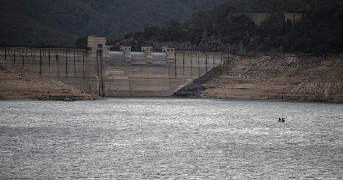 Imagen de archivo del embalse Darnius Boadella (Girona, Cataluña).