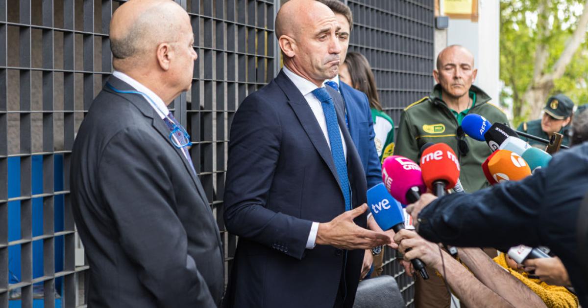 Luis Rubiales, a la salida del juzgado