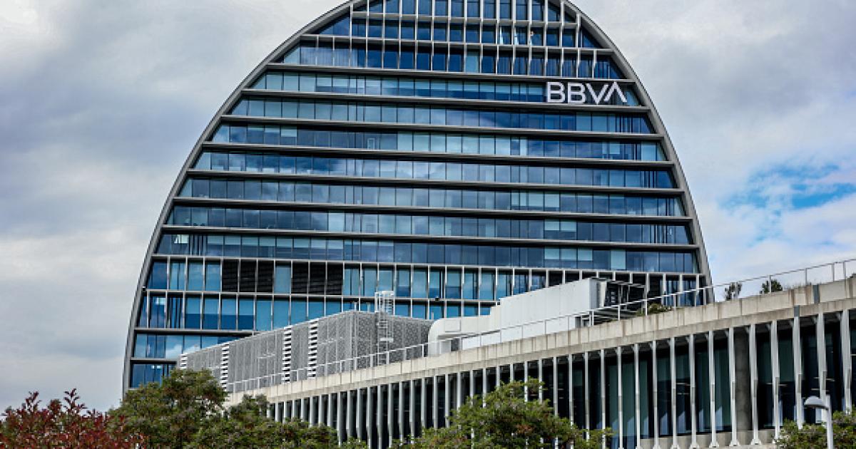 Imagen de archivo de los cuarteles generales del BBVA en Madrid.