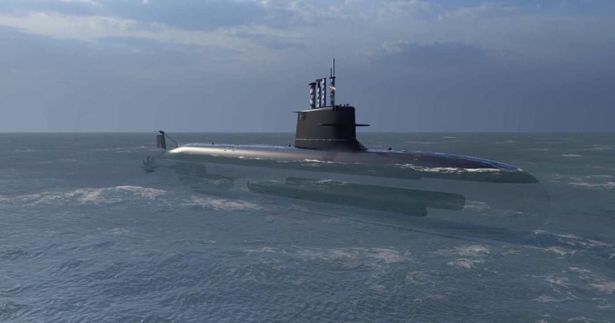 El submarino S-80 de Navantia