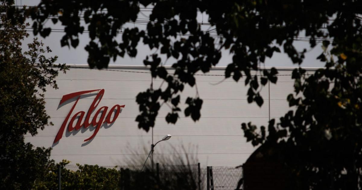 Imagen de archivo de la fachada de las instalaciones de Talgo en Las Matas (Las Rozas, Madrid).