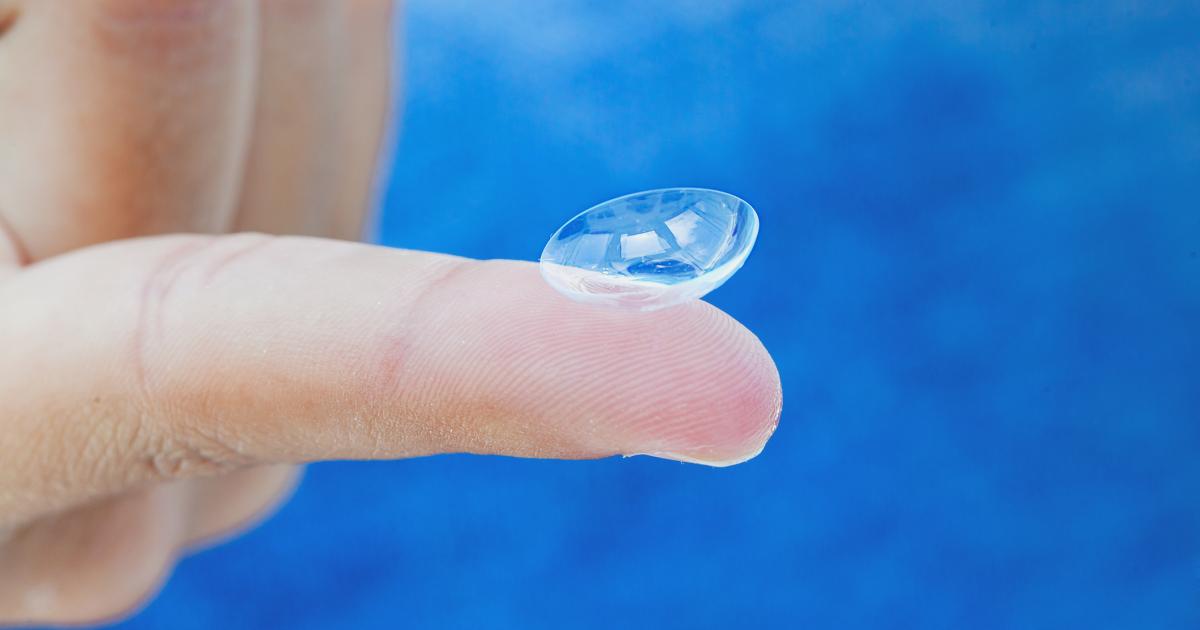 Imagen de archivo de unas lentillas.