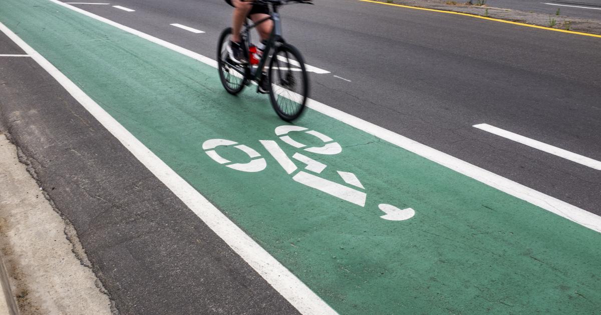 Un carril bici, en una imagen de archivo