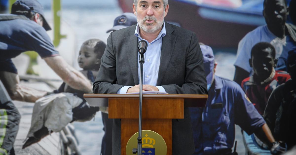 El presidente de Canarias, Fernando Clavijo.