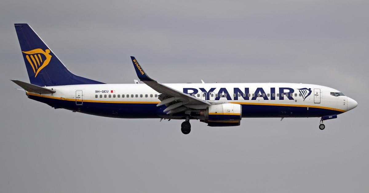 Avión de Ryanair.